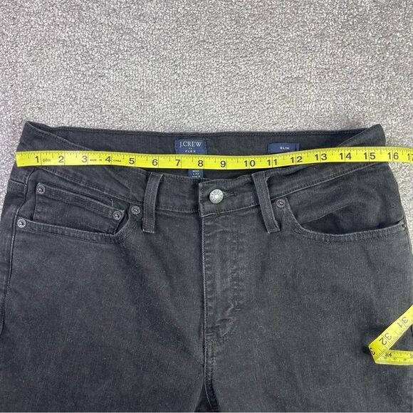 J. Crew Factory Flex Jeans Men's 32X30 Black Slim Straight Mid-Rise Stretch - Picture 8 of 13